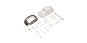 Kyosho Mini-Z VW Beetle 1966 White Body Set + 2WD Rims
