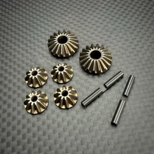 R1 Wurks - Metal Internal Differential Gears And Alloy Crosspins Set