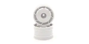 Kyosho 1:10 Ultima Rear Wheels 8D 50mm (2) - White
