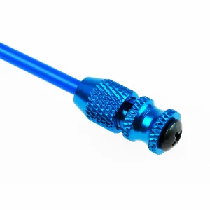 J Perkins Antenna Pipe With Blue Metal Anodised Base