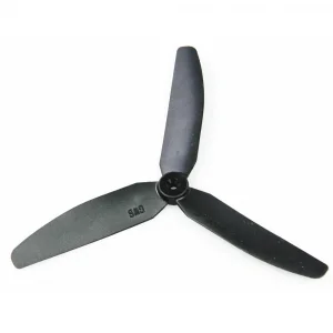GWS Scale Prop 5X3 3-Blade Black Opp/Rotation