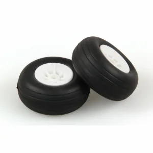J Perkins JP 1.1/2Ins - (37mm) White Wheels (2)