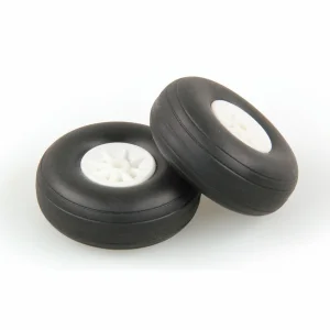 J Perkins JP 1.3/4Ins - (44mm) White Wheels (2)