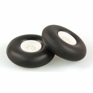J Perkins JP 3.1/2Ins - (87mm) White Wheels (2)