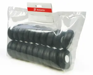 J Perkins JP White Wheels 4.0Ins - (100mm) (10)
