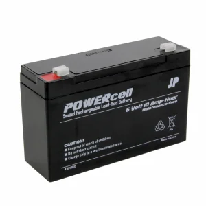 J Perkins 6V-10AMP Powercell Gel Battery