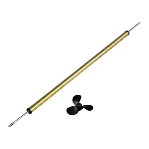 JP 15cm (6in) M2 Boat Propeller Shaft (Brass) with 30mm Prop