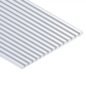 Evergreen 6x12in (15x30cm) Novelty Siding Sheet .040in (1.0mm) Thick .109in Spacing (1 Sheet per pack)