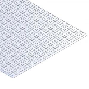 Evergreen 6x12in (15x30cm) Square Tile Sheet .040in (1.0mm) Thick 1:12x1:12in Spacing (1 Sheet per pack)