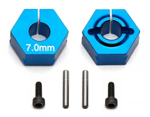 Associated Factory Team Clamping Wheel Hex 7.0mm Offset (2)