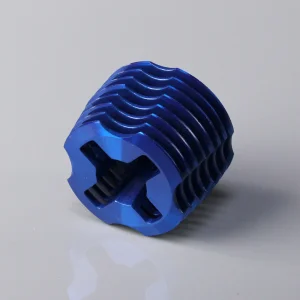 Force Ch2102-1 Cylinder Head Fins Blue