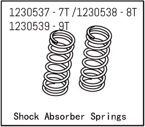 Absima Shock Absorber Springs 7T (2)