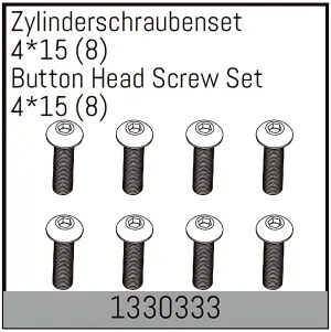 Absima Button Head Screw Set 4*15 (8)