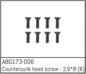 Absima Flat Head Screw M2.3*6 (8)