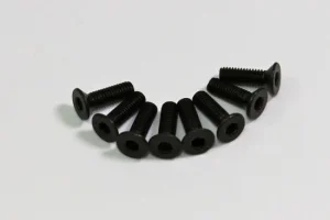 Team C Flat Head Hex Screw 3x10 mm (8)