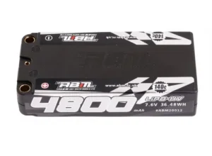ABM LiPo HV Race Battery - 4800mAh 7.6V 140C 5mm Shorty - BRCA Approved