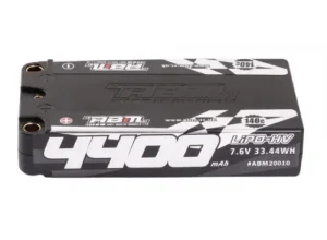 ABM LiPo HV Race Battery - 4400mAh 7.6V 140C 5mm Shorty - BRCA Approved