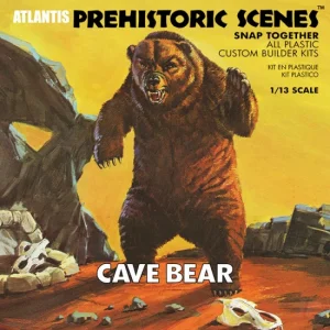 Atlantis Models 1:13 Prehistoric Scenes Cave Bear