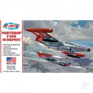 Atlantis Models 1:77 F-89D Northrop Scorpion Jet