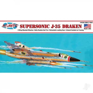 Atlantis Models Supersonic Saab Draken J-35