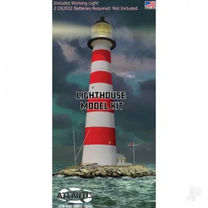 Atlantis Models Lighthouse with Light and Diorama Base