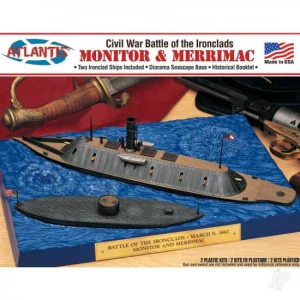 Atlantis Models Monitor and Merrimack Civil War Set