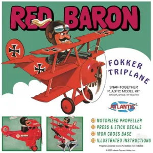 Atlantis Models Red Baron Fokker Triplane (snap)