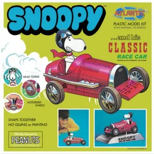 Atlantis Models Snoopy and his Race Car