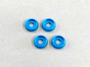 M3 Flat Head Washer (4) Light Blue