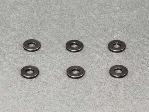 AMR Gun Metal Anodized Washer 3x7x1mm (6)