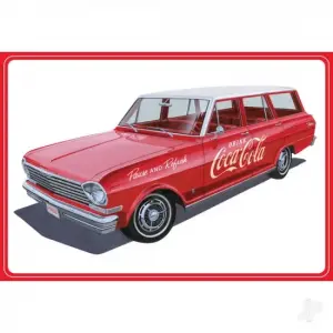 AMT 1963 Chevy II Nova Wagon w/Crates Coke