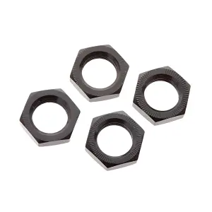 ARAC9763 ARRMA Wheel Nut Aluminium 17mm Black (4)
