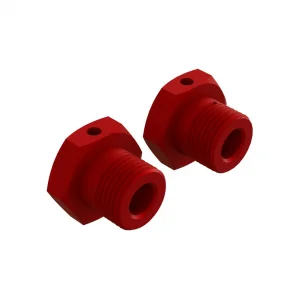 ARA310904 Aluminium Wheel Hex 17mm Red (2)