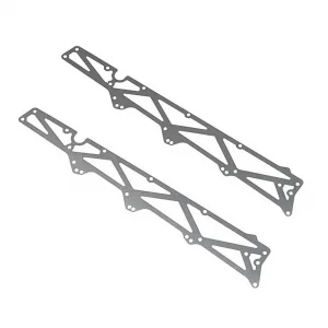 ARAC3501 Arrma Aluminium Tvp Chassis Plate - Lwb (Silver) (2Pc)