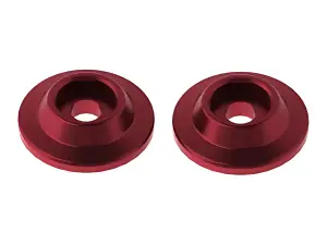 ARAC9690 Arrma CNC Aluminium Wing Buttons (Red) (2Pcs)