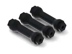 ARAC9695 Arrma CNC Aluminium Wing Posts (Black) (2Pcs)