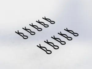 ARAC3448 Arrma Body Clip Large (Black) (10Pcs)