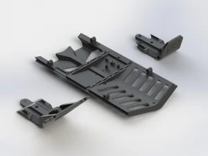 ARAC9255 Arrma Skidplate Front/Rear/Centre Set ** CLEARANCE **