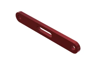 ARAC9075 Arrma Aluminium Rr Suspension Mount (Red) (1Pc)