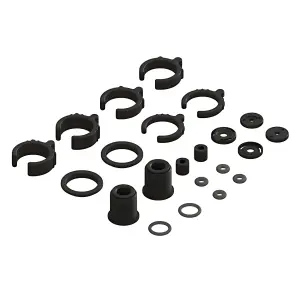 ARAC8940 Arrma Composite Shock Parts And O Ring Set V3 (2 Shocks)