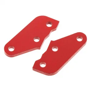 ARAC9363 ARRMA Steering Plate A Aluminium Red (2)