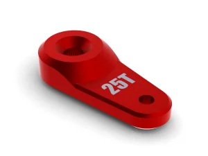 ARAC8871 Arrma Aluminium Servo Horn 25T (Red) (1Pc)