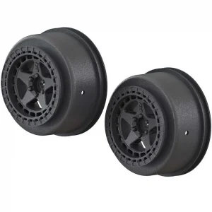 ARAC9461 Arrma Senton 1:10 Short Course 2.2/3.0 Wheels - 14mm Hex - Black (2)
