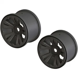 ARAC9465 MT 3.8 Wheel 17mm Hex Black (2) ** CLEARANCE **