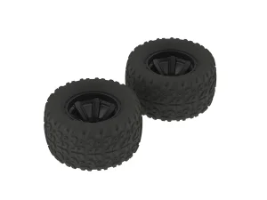 ARAC9611 Arrma DBoots Copperhead MT Tire Set Glued (Black) (2Pcs)