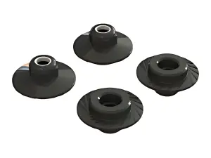 ARAC9698 Flanged Lock Nut 5x8mm (4)