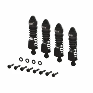 Aluminium Shock Set - 58mm Length - 2000cSt Oil (4) - Gunmetal: