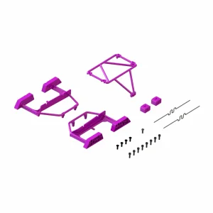 Desert Truck Body Roll Cage Set - Purple: GROM