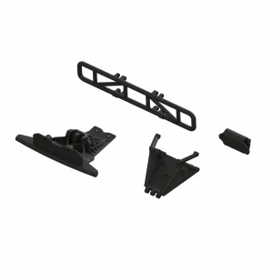 Lower Skid And Bumper Mount Set - Black