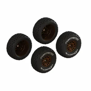 dBoots FORTRESS Glued Tire Set - Bronze (2 Pairs)